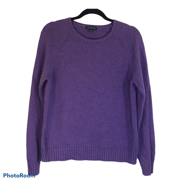 lands end crew neck sweater